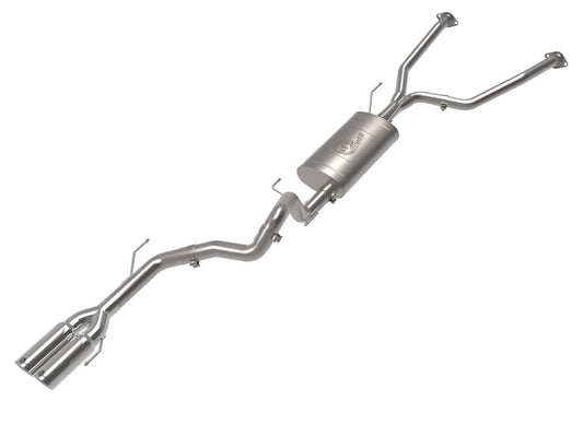 Vulcan Series 2-1/2 IN to 3 IN Stainless Steel Cat-Back Exhaust w/Polished Tip | ML Performance Car Parts