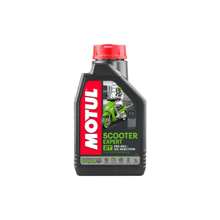 Motul Scooter Expert 2T Synthetic Premix & Injector Engine Oil 1l