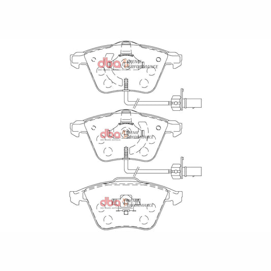 DBA DB2210XP High Performance Brake Pad Set