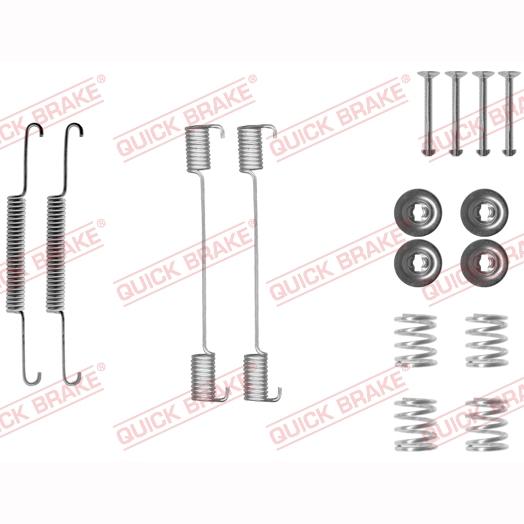 QUICK BRAKE QB105-0704 Brake Shoes Accessory Kit