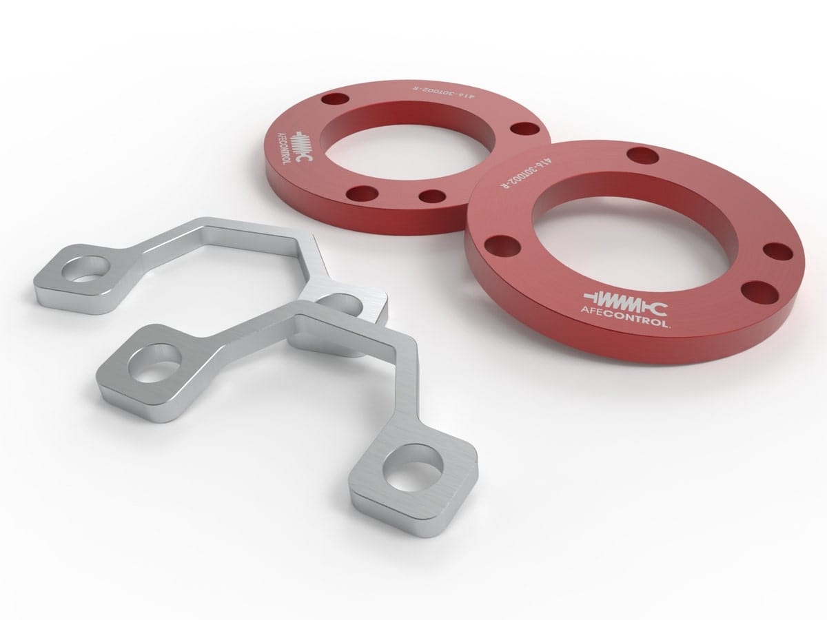 aFe CONTROL 1.25 IN Leveling Kit Red | ML Performance Car Parts