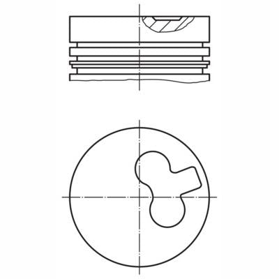 MAHLE 6763700 Piston