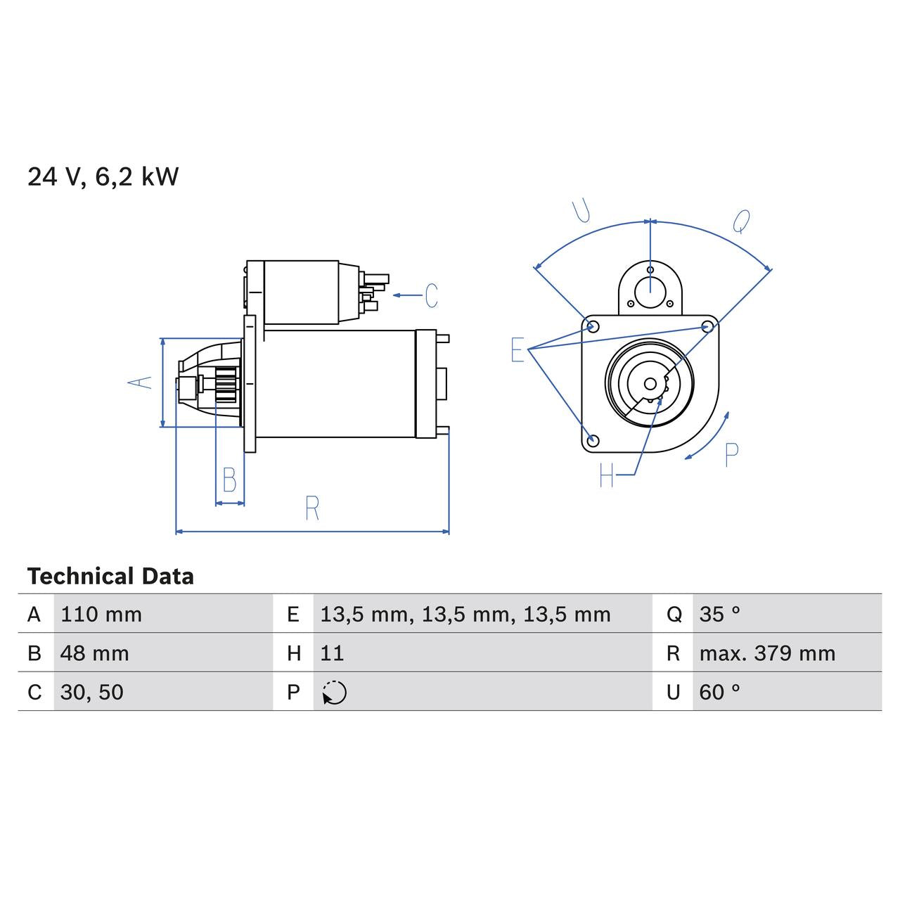 BOSCH 0986021200 Starter