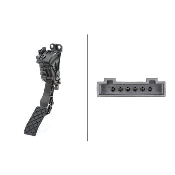 HELLA 495-711 Accelerator Pedal Position Sensor