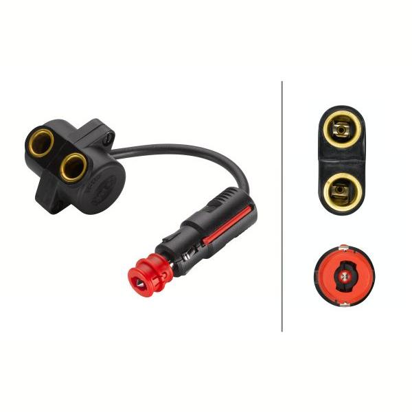 HELLA 8JB008032-001 Cigarette Lighter Connection Electric Cable
