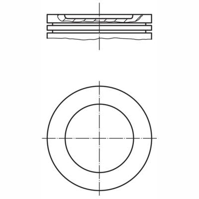 MAHLE 0120500 Piston