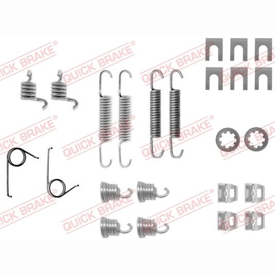 QUICK BRAKE QB105-0554 Brake Shoes Accessory Kit