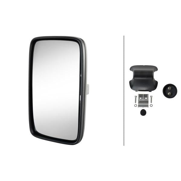 HELLA 8SB501358-032 Side Mirror