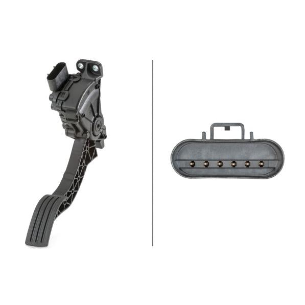 HELLA 946-161 Accelerator Pedal Position Sensor