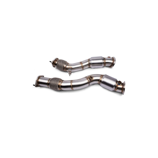 Evolution Racewerks (ER) BMW F97 F98 Catless Primary Downpipe (X3M & X4M)