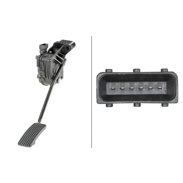 HELLA 946-131 Accelerator Pedal Position Sensor