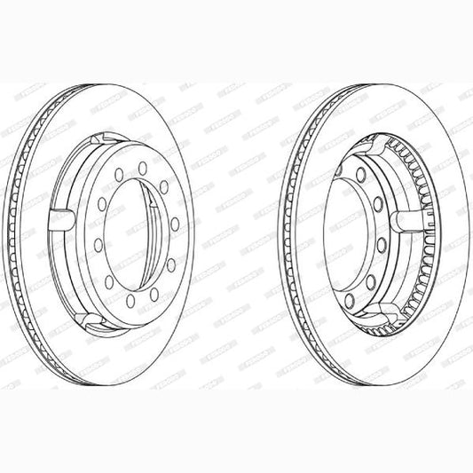 FERODO FCR179A Brake Disc