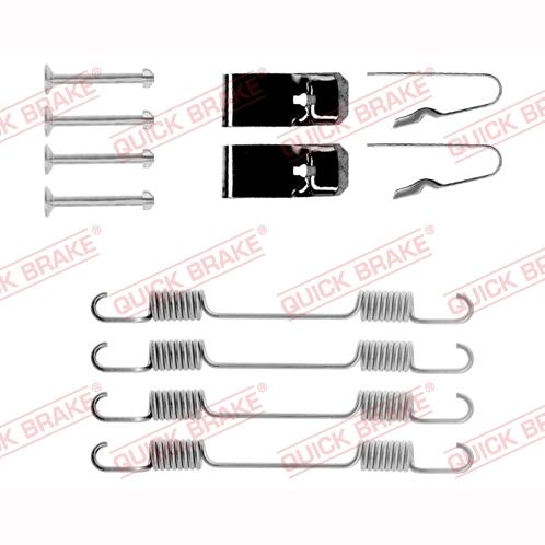 QUICK BRAKE QB105-0602 Brake Shoes Accessory Kit