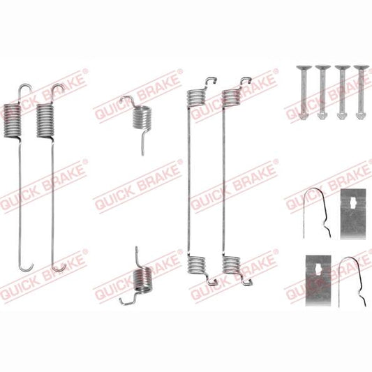 QUICK BRAKE QB105-0007 Brake Shoes Accessory Kit