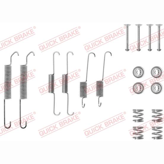 QUICK BRAKE QB105-0591 Brake Shoes Accessory Kit