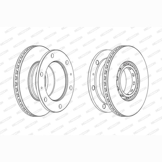 FERODO FCR342A Brake Disc