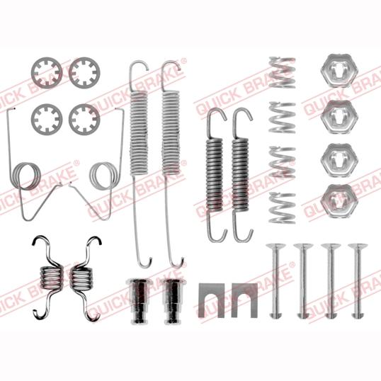 QUICK BRAKE QB105-0614 Brake Shoes Accessory Kit