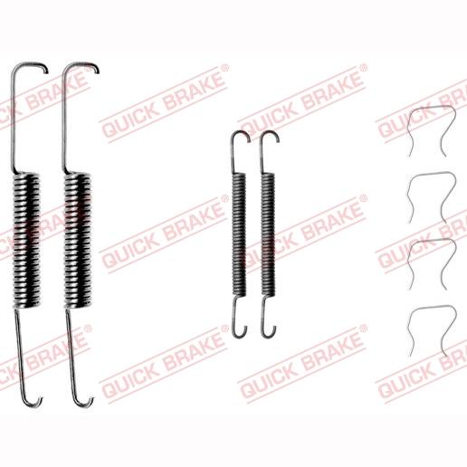QUICK BRAKE QB105-0508 Brake Shoes Accessory Kit