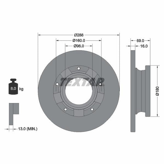 QUICK BRAKE QB113-1463X Brake Caliper Guide Sleeve Kit