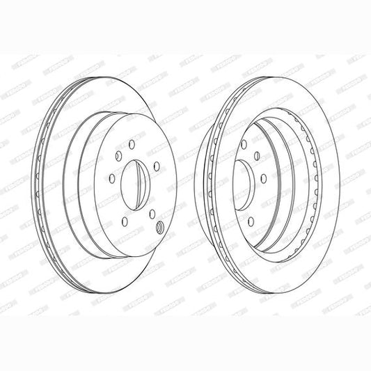 FERODO DDF1660C Brake Disc .