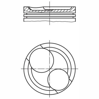 MAHLE 0112612 Piston