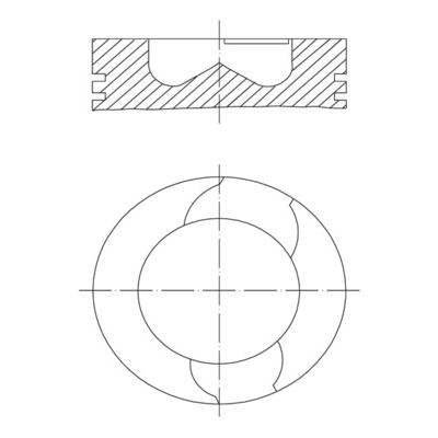 MAHLE 0616600 Piston