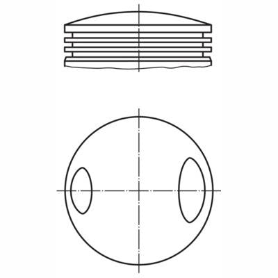 MAHLE 0814700 Piston