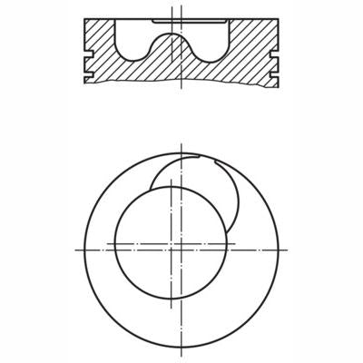 MAHLE 2094100 Piston