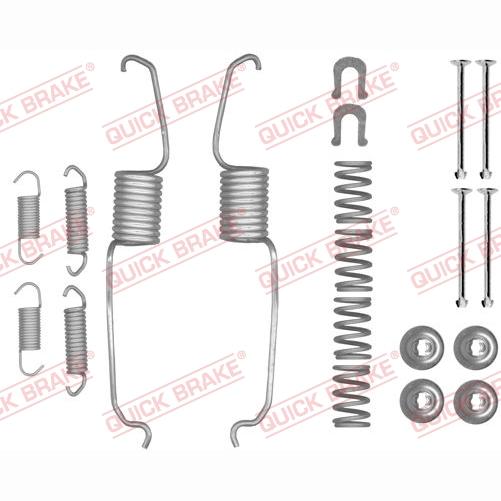 QUICK BRAKE QB105-0853 Brake Shoes Accessory Kit