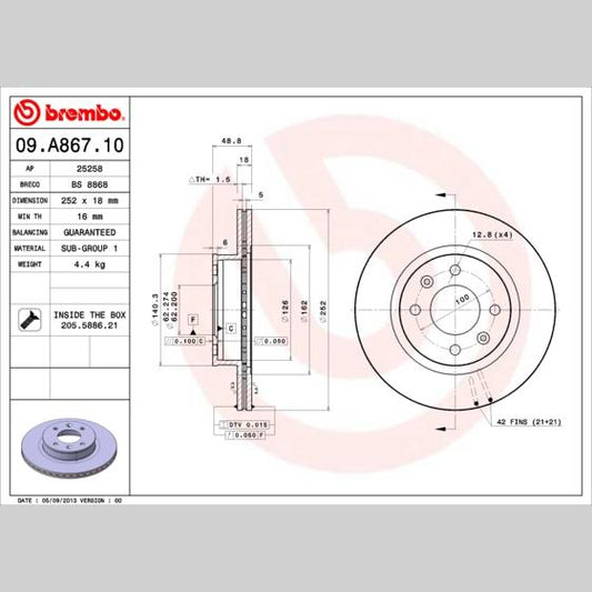 OE MERCEDES 9074215300 Disc Brake Caliper Repair Kit