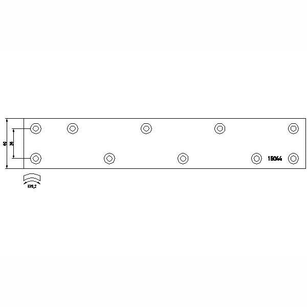KIA 0K68A-44-410A Service Brake Cable Pull