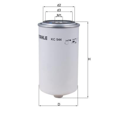 MAHLE KC544 Fuel Filter