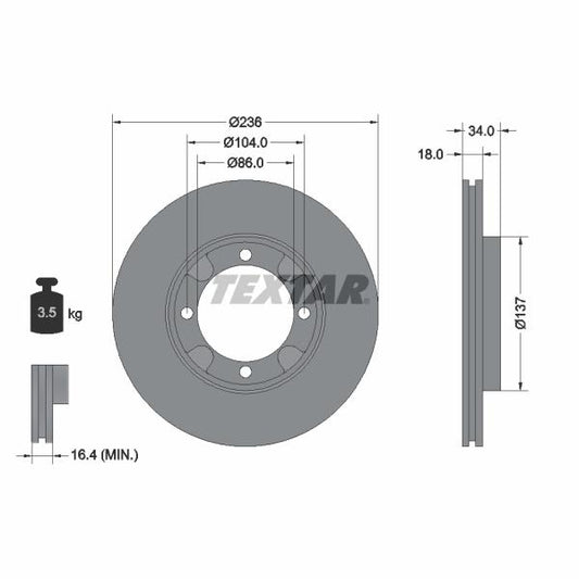 IMPERGOM IMP27309 Brake Caliper Guide Bellow