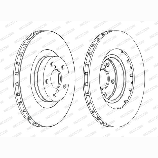 FERODO DDF1175C Brake Disc .