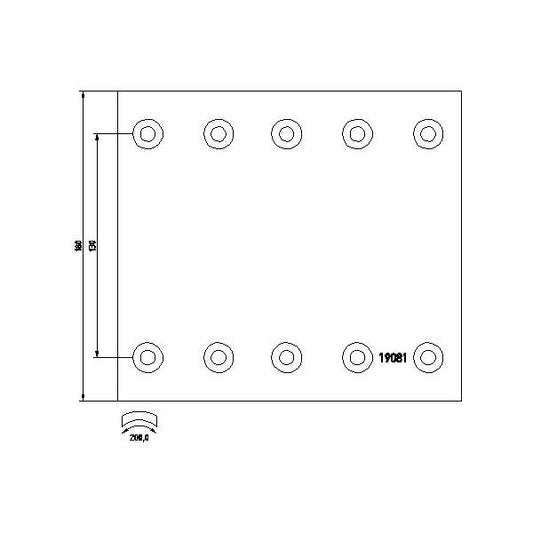 OE PEUGEOT 476925 Handbrake Cable Conversion Kit