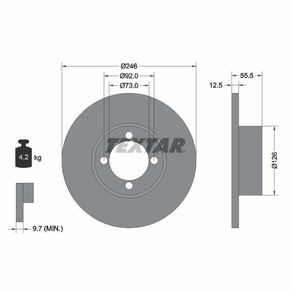 QUICK BRAKE QB113-1394X Disc Brake Caliper Repair Kit