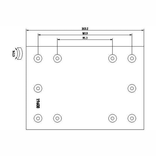 OE PEUGEOT 476922 Handbrake Cable Conversion Kit