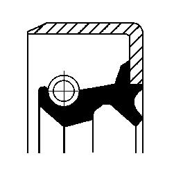 CORTECO CO19033662B Crankshaft Shaft Seal