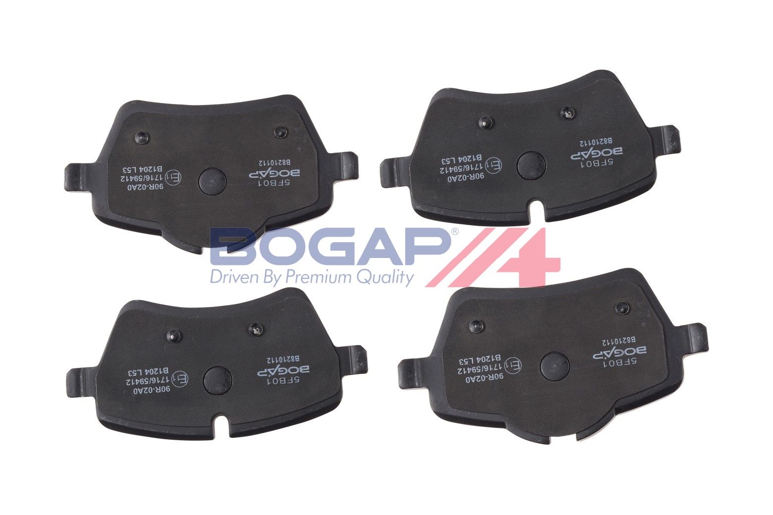 BOGAP B8210112 Brake Pad Set, Disc Brake | ML Performance Car Parts