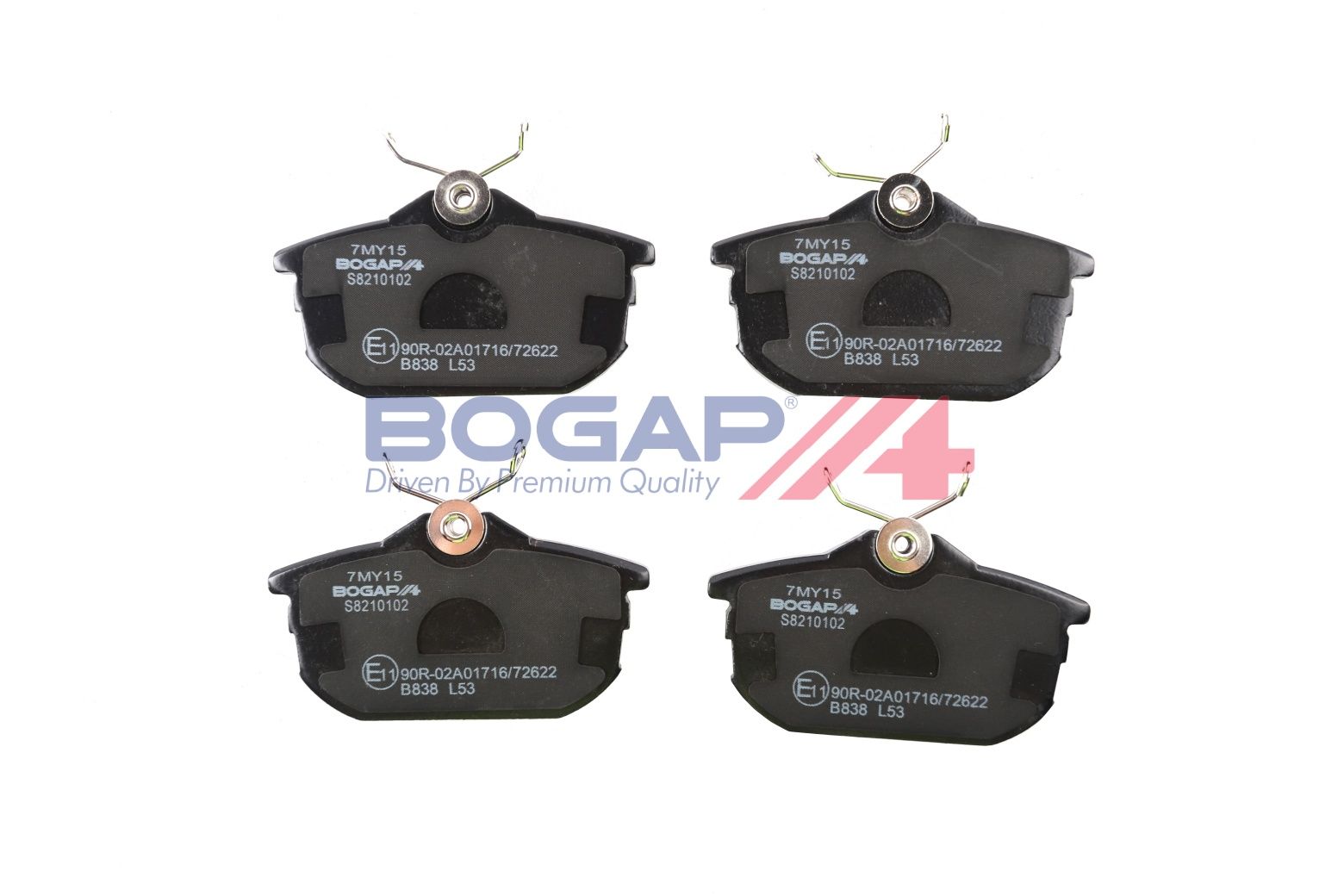 BOGAP S8210102 Brake Pad Set, Disc Brake | ML Performance Car Parts