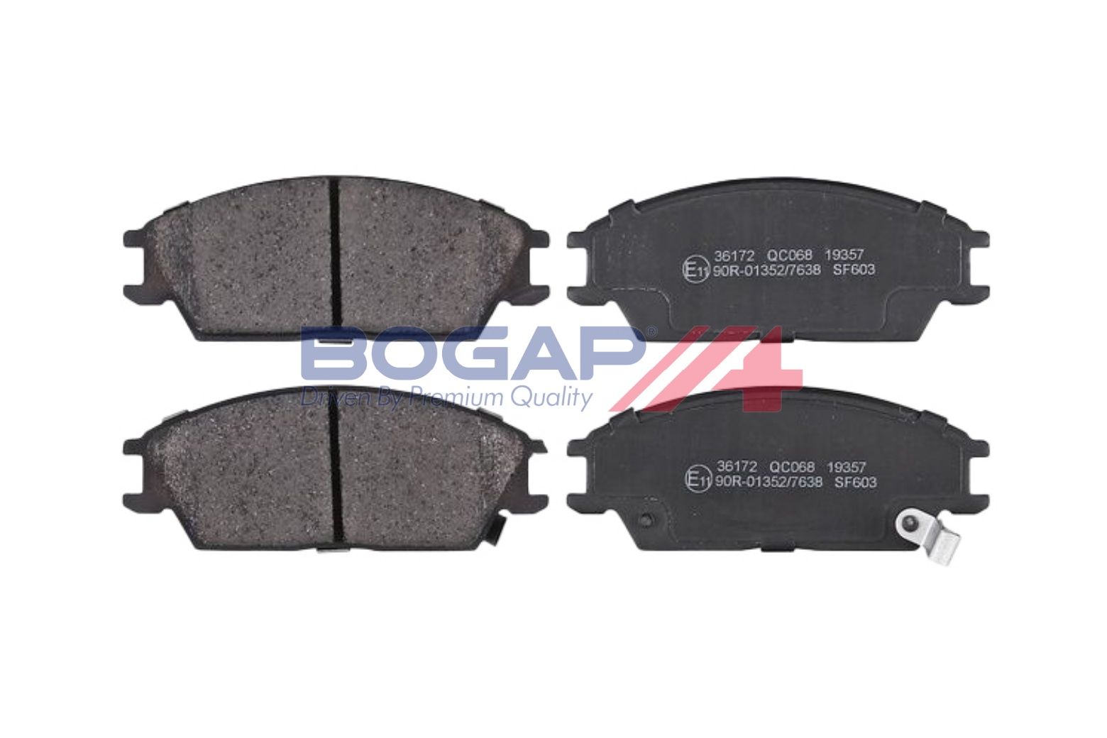 BOGAP Y8210275 Brake Pad Set, Disc Brake | ML Performance Car Parts