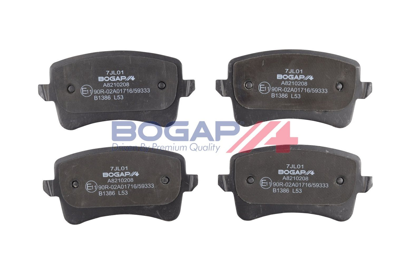 BOGAP A8210208 Brake Pad Set, Disc Brake | ML Performance Car Parts