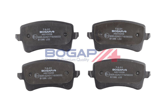 BOGAP A8210208 Brake Pad Set, Disc Brake | ML Performance Car Parts