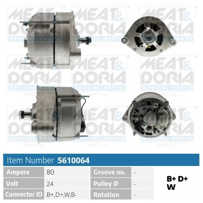 MEAT & DORIA MD5610064 Alternator