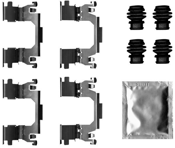 TEXTAR 82543800 Brake Pad Fitting Kit