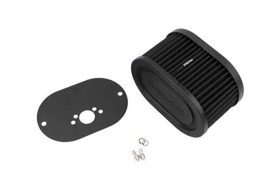 Ramair Pleated Carb Air Filter Baseplate to fit SU HS2 1.25in (32mm Mini Offset)  100mm | ML Performance Car Parts