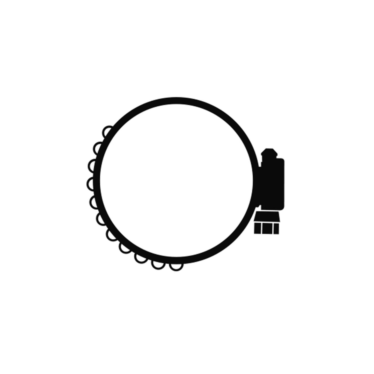 Turbozentrum 432667 V-Band stainless steel downpipe flange Garrett GT47-55 / AirWerks S500