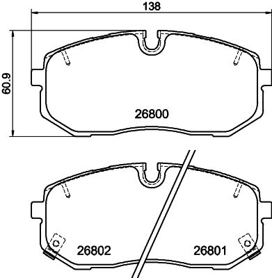 PAGID Racing T8238SP2001 STREET+ Brake Pads