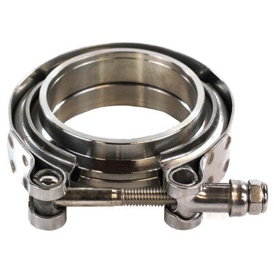 Exoracing Stainless Steel V-Band Clamp With Flanges