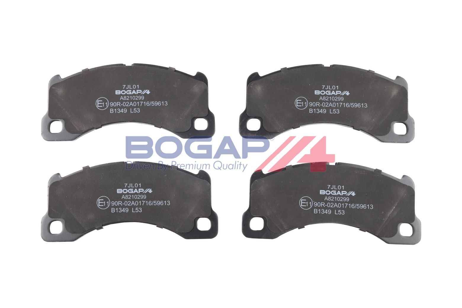 BOGAP A8210299 Brake Pad Set, Disc Brake | ML Performance Car Parts